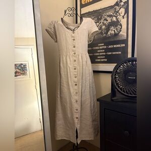 NPL linen Bellevue Dress